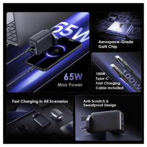 Oraimo 65W All-In-One GaN Charger OCW-7652U