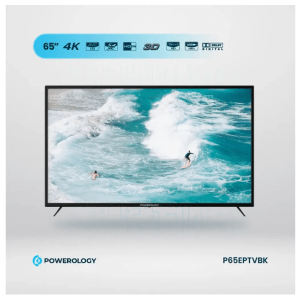 Powerology 65″ 4K Explosion-Proof Android TV – Black (P65EPTVBK)