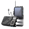 Powerology FM Radio Solar Wireless PowerBank 16000mAh - Black (PPBCHA49) - Image 4
