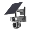 Powerology 4G/WIFI 10x Zoom 2MP+2MP 360° Ultimate Versatile Camera - Black(PPBCHA69-BK)