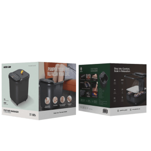 Green Lion Foot Bath Massager – Black (GNFOTBATHMBK)