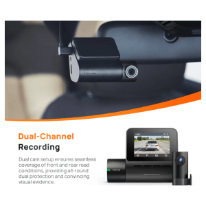 70mai Dash Cam A200 HDR Set + Rear – Black