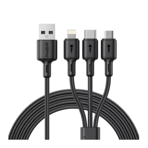 Oraimo OCD-X93 3 in 1 Type-C ,lighting & Micro To USB 2A 1.2m – Black