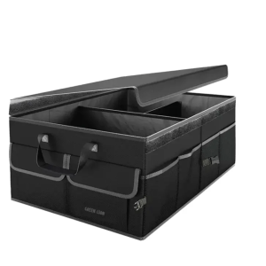 Green Lion Car Trunk Organizer 57L – Black (GNCRTORG57BK)