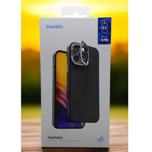 iPhone 16 ProMax Blupebble FaserSchutz Cover With MagSafe – Black/Gray BPIPHFSZ16MAXBKGY