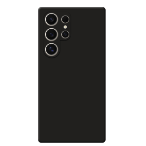 Samsung Galaxy S24 Ultra Silky Silicone Cover – Black