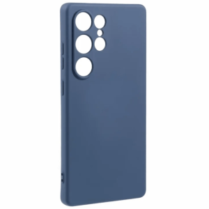 Samsung Galaxy S25 Ultra Silky Silicone Cover – Blue