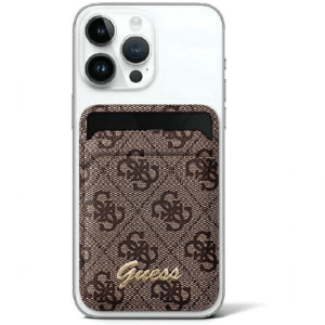 Guess Wallet Cardslot Magsafe Stand 4G Classic – Brown (GUWMSHG4SHW)