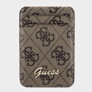 Guess Wallet Cardslot Magsafe Stand 4G Classic – Brown (GUWMSHG4SHW)