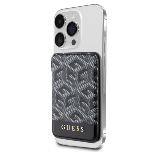 Guess Wallet Cardslot Gcube Magsafe Stand – Black(GUWMSHGCFSEK)