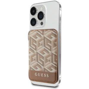 Guess Wallet Cardslot Gcube Magsafe Stand – Brown(GUWMSHGCFSEW)