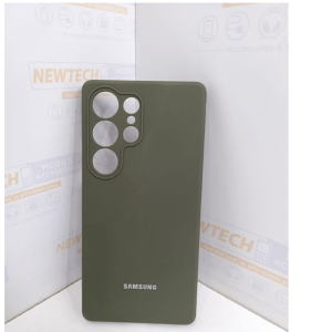 Samsung Galaxy S25 Ultra Silky Silicone Cover – Green