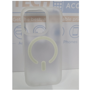 iPhone 16 Pro Max BUVU Magpita Magsafe Matte Cover – White