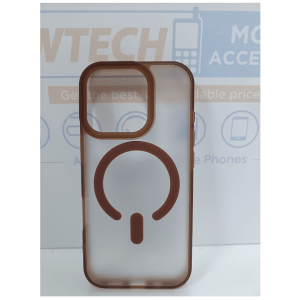 iPhone 16 Pro Max BUVU Magpita Magsafe Matte Cover – Brown