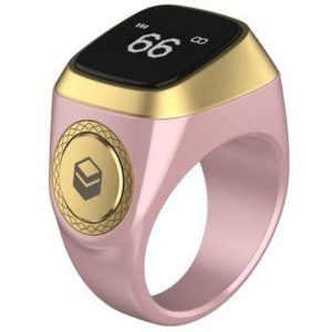 Zikr Smart Ring Tasbih 18mm – Pink