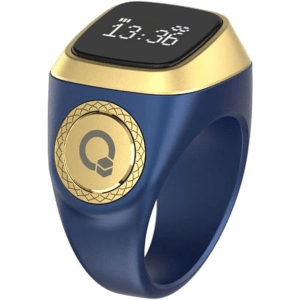 Zikr Smart Ring Tasbih 18mm – Nova Blue