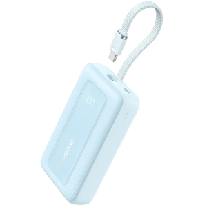 Anker Zolo 10000mAh 30W Power Bank Built in USB-C Cable – Blue Light A1688H