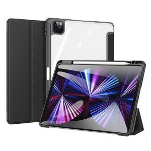 iPad Pro 11 M2 DUX DUCIS TOBY Series Tri-fold Stand Leather Smart Tablet (2022/21/20/18) Black