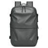 OUTWALK 7705L Large Capacity Backpack Anti-Splash Oxford Cloth Travel Laptop Bag - Dark Gray
