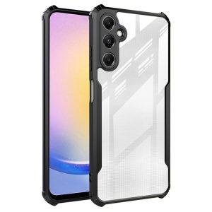 Samsung Galaxy A55 5G  TPU+Acrylic Clear Phone Cover – Black