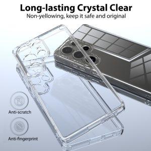 Samsung Galaxy S25 Ultra Clear Case TPU+Acrylic Shockproof Cover – Transparent