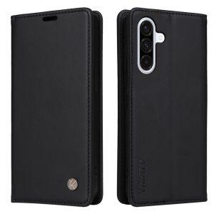 Samsung Galaxy A36 5G/A56 5G YIKATU YK-001 Stand Leather Flip Phone Cover – Black