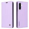 Samsung Galaxy A36 5G/A56 5G YIKATU YK-001 Stand Leather Flip Phone Cover - Light Purple