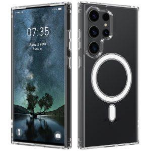 Samsung Galaxy S25 Ultra Clear TPU+Acrylic MagSafe Cover -Transparent