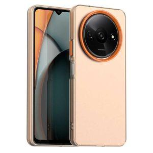 Redmi A3/A3x 4G/ Poco C61 4G Case PC+TPU+ Matte Anti-Drop Cover – Orange