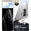 TORRAS Samsung Galaxy S25+ / S24+ MagSafe Rotating Kickstand PC+TPU Cover - Transparent - Image 3
