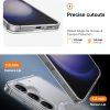 TORRAS Samsung Galaxy S25+ / S24+ MagSafe Rotating Kickstand PC+TPU Cover - Transparent - Image 5