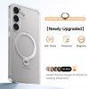 TORRAS Samsung Galaxy S25+ / S24+ MagSafe Rotating Kickstand PC+TPU Cover - Transparent - Image 6