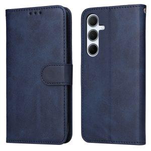 Samsung Galaxy A56 5G/ A36 5G Wallet PU Leather Folio Flip Cover – Blue