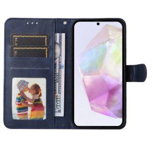 Samsung Galaxy A56 5G/ A36 5G Wallet PU Leather Folio Flip Cover – Blue