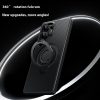 Samsung Galaxy S25 Ultra MagSafe Kickstand Carbon Cover with Silicone Ring - Black - Image 3