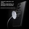 Samsung Galaxy S25 Ultra MagSafe Kickstand Carbon Cover with Silicone Ring - Black - Image 2