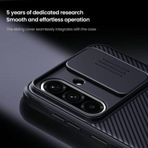 Samsung Galaxy A36 5G NILLKIN Camshield Pro MagSafe TPU+PC Cover – Black