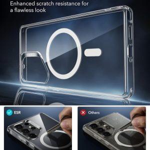Samsung Galaxy S25 Ultra ESR Classic Hybrid Magsafe Acrylic+TPU Cover – Transparent