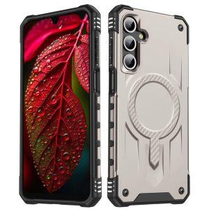 Samsung Galaxy A56/A36 5G MagSafe Shockproof Airbags PC+TPU Cover – Gold