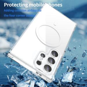 Samsung Galaxy S25 Ultra Clear TPU+Acrylic MagSafe Cover -Transparent