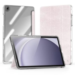 Samsung Galaxy Tab A9+ DUX DUCIS Unid Series Auto Wake/Sleep TPU+PC+Leather Cover – Light Pink