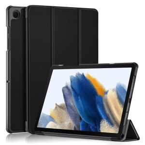 Samsung Galaxy Tab A9+ PU Leather Tablet With Tri-fold Stand Cover – Black