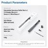 TELESIN Extendable Aluminum Alloy Waterproof Gimbal Selfie Stick - Gray WSS-001 - Image 3