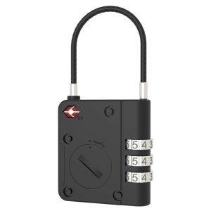 Levelo TabiLock TSA Luggage Lock With Built-In Find My – Black (LVLTLLLBK)