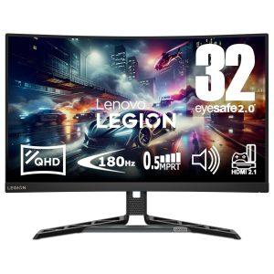 Lenovo Legion R32qc-30 32" UltraWide Curved Gaming Monitor  2560x1440p @180Hz - Black