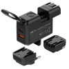 LDNIO Q2618 65W Type C Fast Charging Portable Travel Adapter Gan Charger - Black - Image 2
