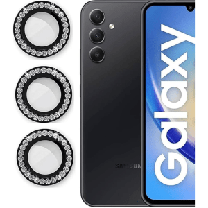 Samsung A16 All Shock Glitter Camera Lens – Black