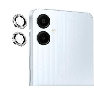 Samsung A06 All Shock Glitter Camera Lens – Silver