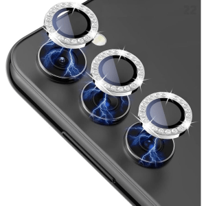 Samsung A25 All Shock Glitter Camera Lens – Silver