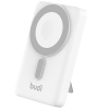 Budi 22.5W 10,000mAh MagSafe PowerBank Build in Cables/Stand - White PB809W
